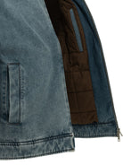 Ami Paris "Ami de Coeur" Denim Jacket - Light Blue