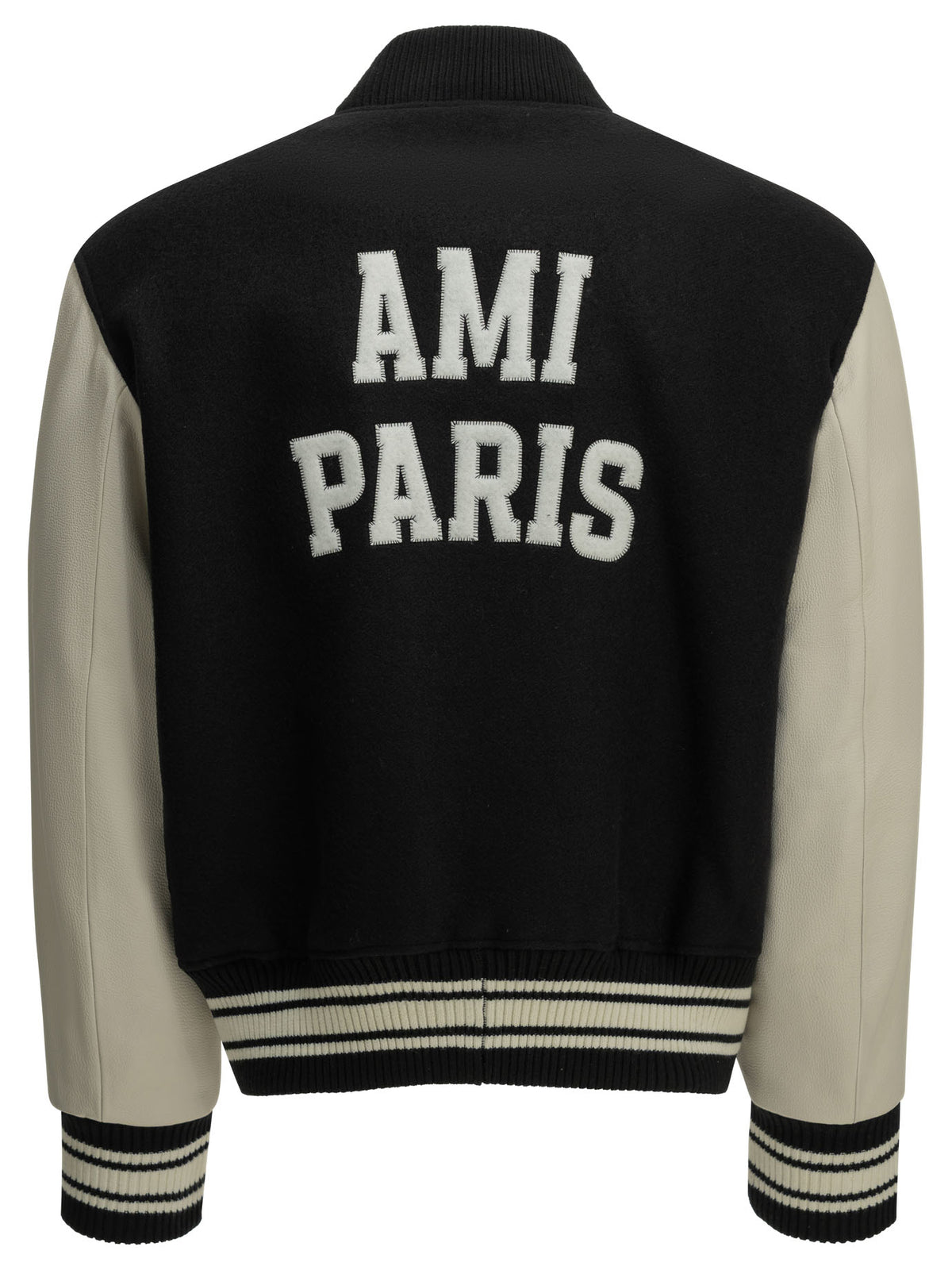 Ami Paris "Teddy" Bomber Jacket - Black
