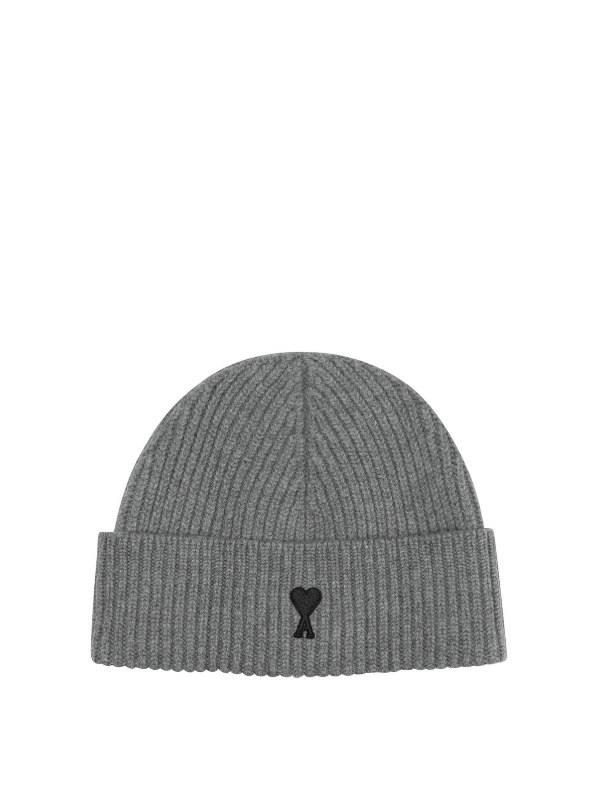 Ami Paris "Ami de Coeur" Beanie - Grey