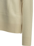 Ami Paris "Ami de Coeur" Turtleneck Sweater - White