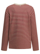 Ami Paris "Marinière" Crew-Neck T-Shirt - Red