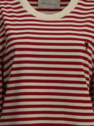 Ami Paris "Marinière" Crew-Neck T-Shirt - Red