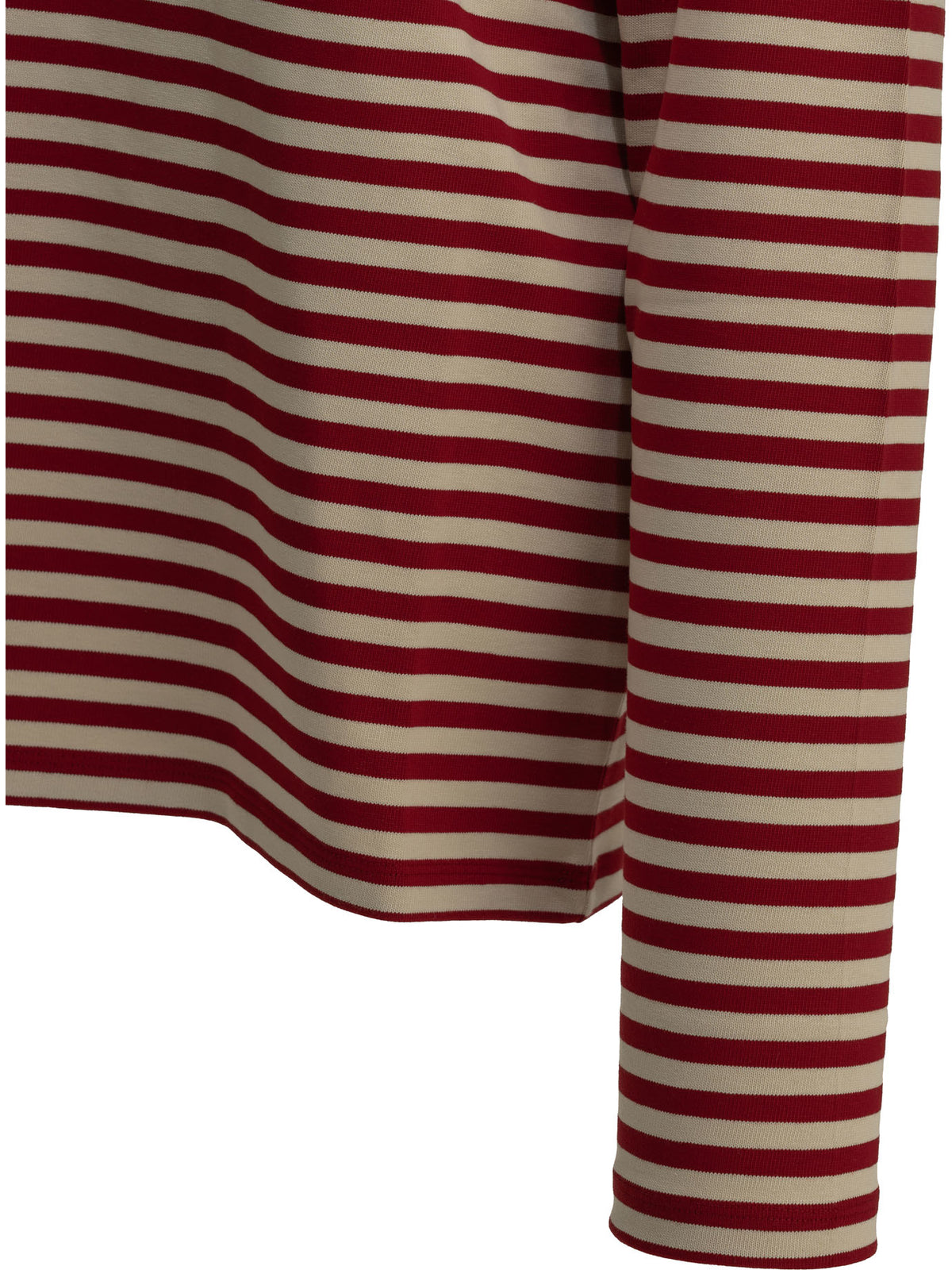 Ami Paris "Marinière" Crew-Neck T-Shirt - Red