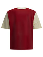 Ami Paris Crewneck T-shirt with logo - Red