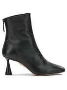 Aquazzura "Amore 75 mm" Ankle Boots with Zipper - Black