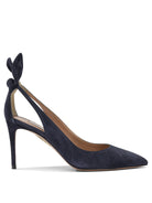 Aquazzura "Bow Tie 85 mm" Décolleté - Blue