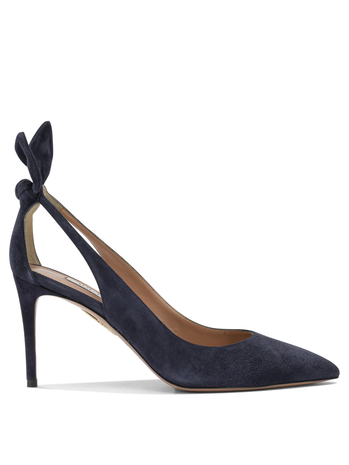 Aquazzura "Bow Tie 85 mm" Décolleté - Blue