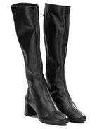 Aquazzura "Saint Honore 50MM" Knee-High Boots - Black