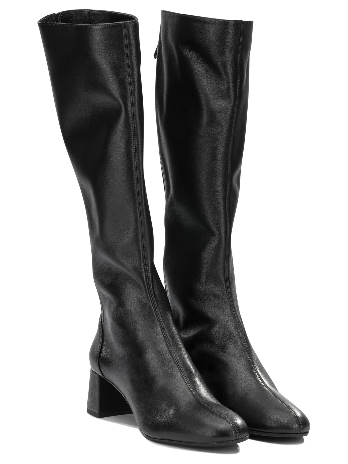 Aquazzura "Saint Honore 50MM" Knee-High Boots - Black