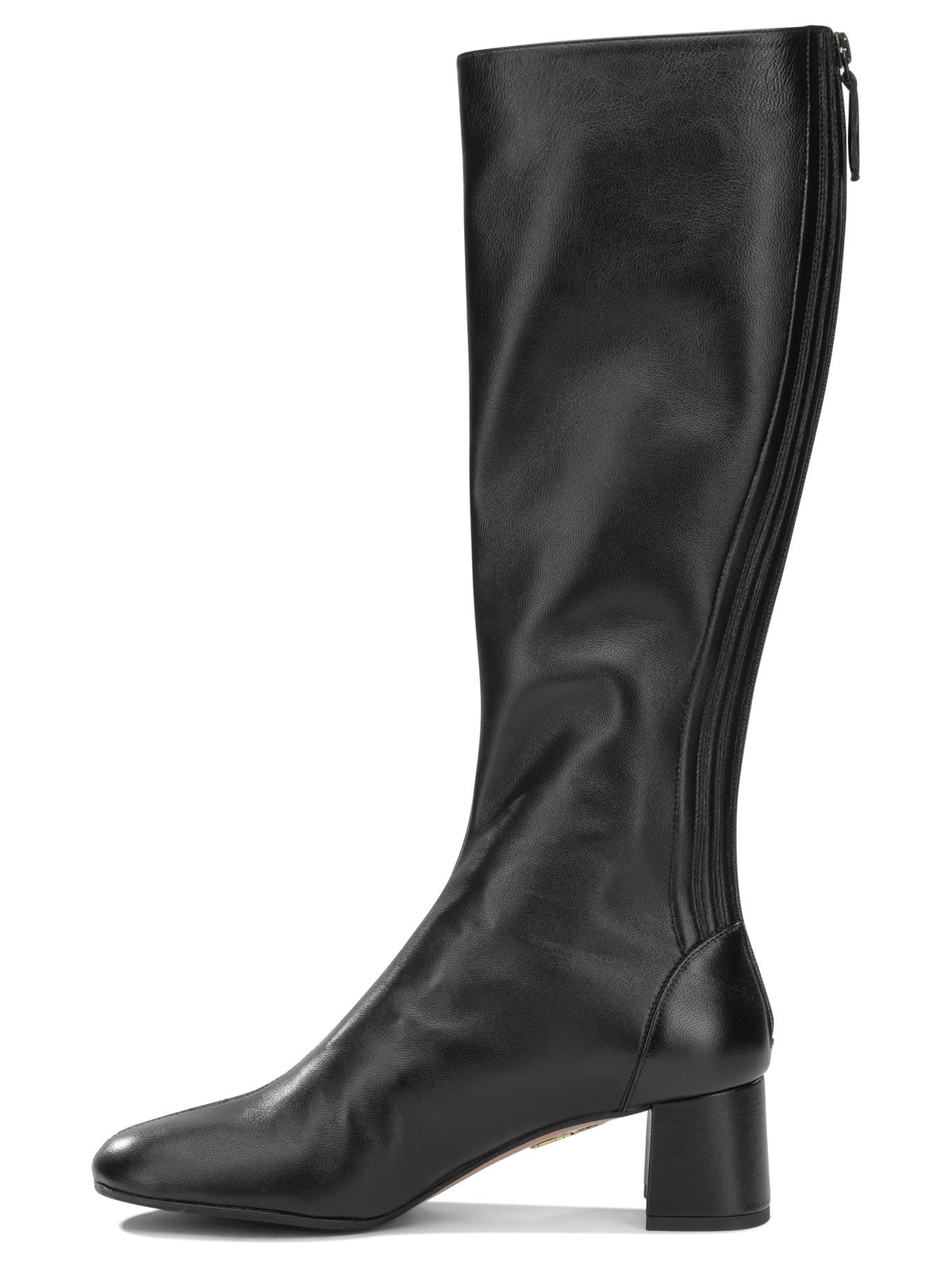 Aquazzura "Saint Honore 50MM" Knee-High Boots - Black