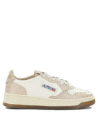 Autry "Medalist Low" Low-Top Sneakers - Beige