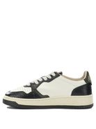 Autry "Medalist Low" Low-Top Sneakers - Beige