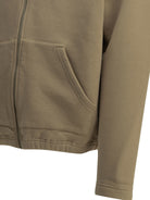 Autry Zip-up Sweatshirt with Logo - Beige