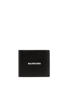 Balenciaga "Cash Square Folded" Wallets - Black