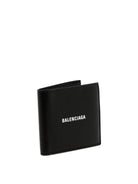 Balenciaga "Cash Square Folded" Wallets - Black