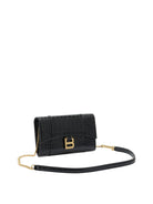 Balenciaga "Hourglass" clutch bag - Black