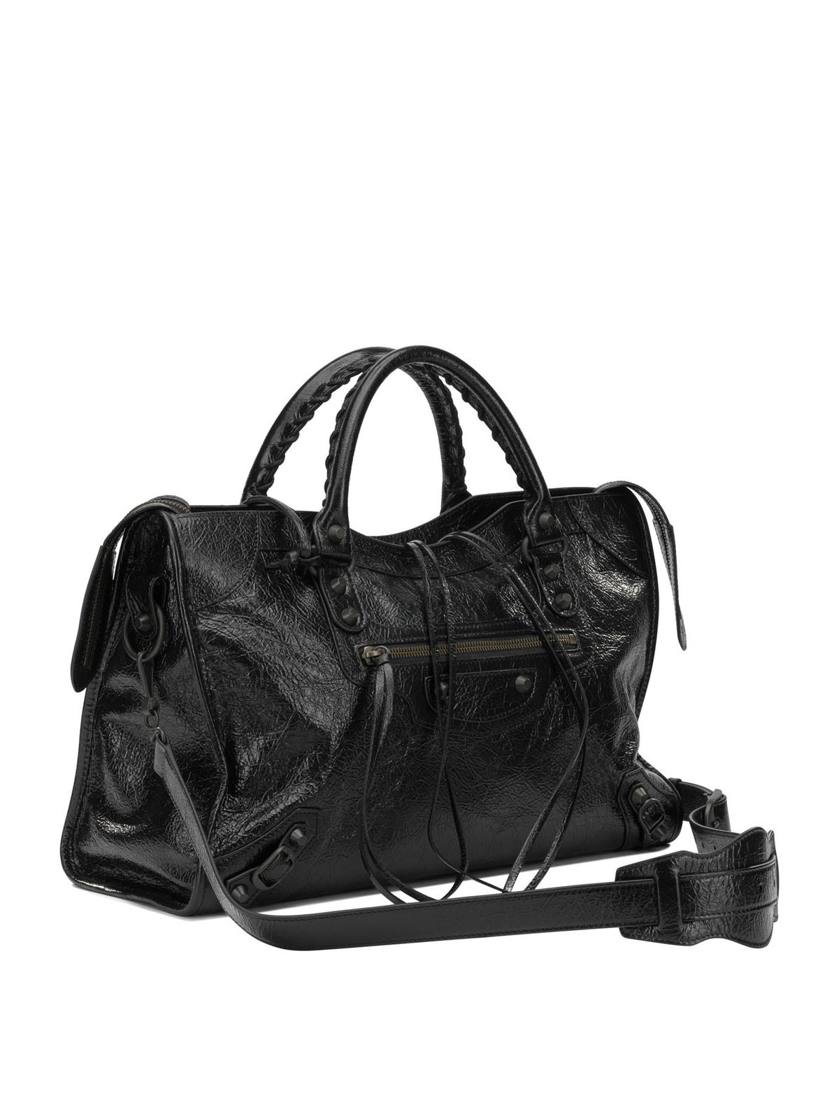 Balenciaga "Le City" Medium Shoulder Bag - Black