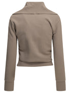 Balenciaga Zip-up Sweatshirt with Logo - Pink