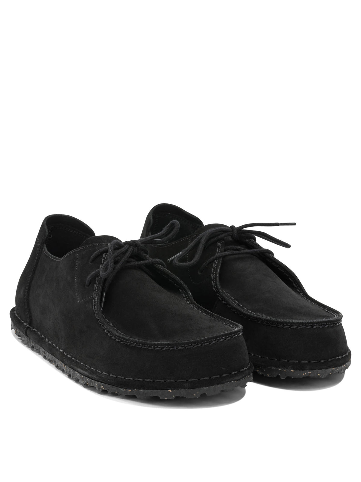 Birkenstock "Utti" Lace-Up Loafers - Black