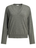 Brunello Cucinelli Cashmere V-neck sweater - Grey