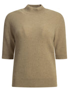 Brunello Cucinelli Cashmere Turtleneck Sweater - Beige