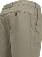 Brunello Cucinelli Tailored cotton velvet pants - Grey