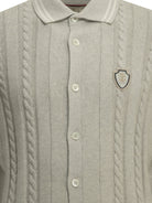 Brunello Cucinelli Cardigan with logo - Grey