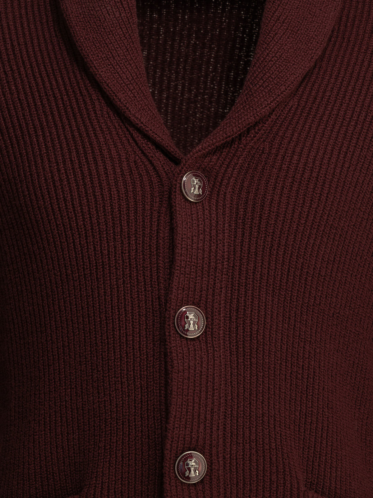 Brunello Cucinelli Cotton cardigan - Burgundy