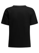 Burberry "Knight Check" Crew-Neck T-Shirt - Black