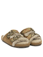 Burberry "Urchin" Flat Sandals - Beige