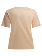 Burberry "Knight Check" Crew-Neck T-Shirt - Pink