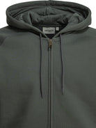Carhartt WIP "Hooded Chase" Zip Sweatshirt - Blue