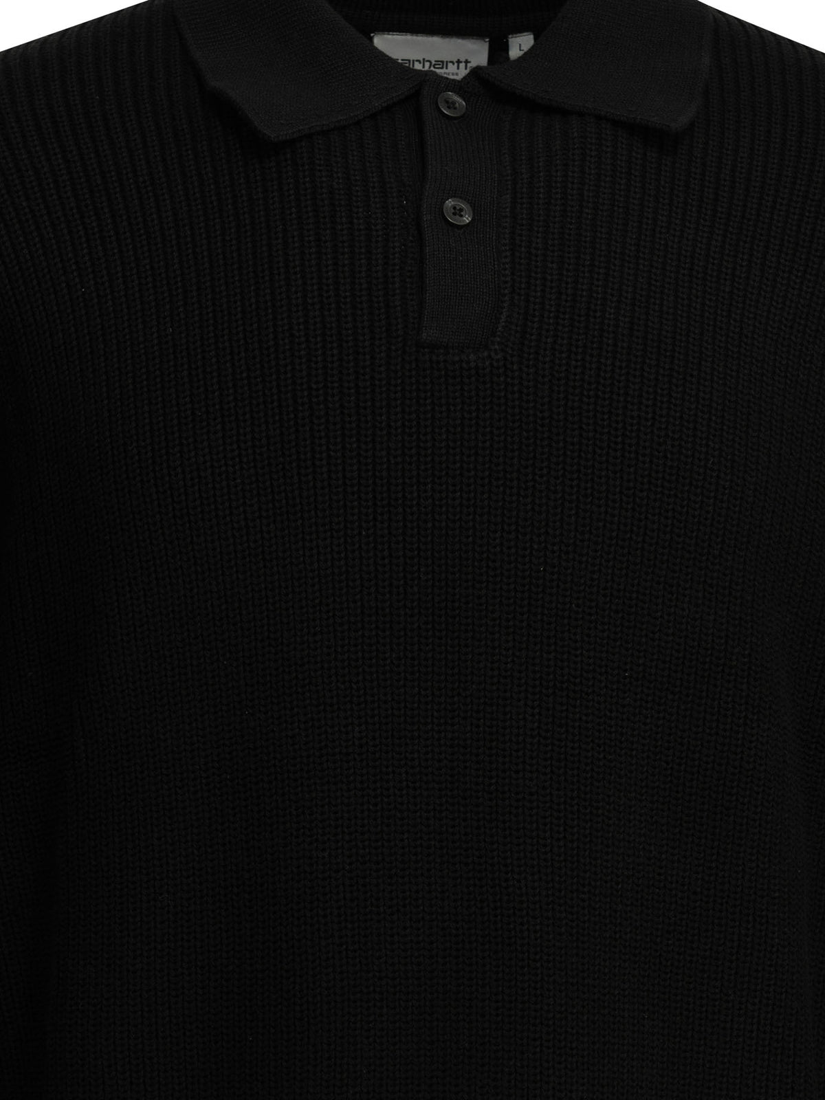 Carhartt WIP "Miles" polo sweater - Black