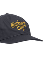 Carhartt WIP "Blackletter" Baseball Cap - Blue
