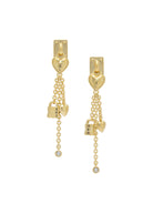 Chloé "Mini Paddington" earrings - Gold