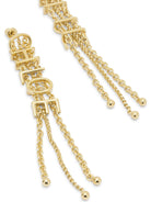 Chloé "Mini Belt" Earrings - Gold