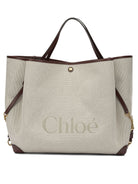 Chloé "Clover" Large shoulder bag - Beige