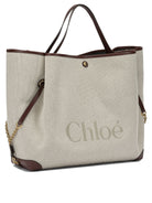 Chloé "Clover" Large shoulder bag - Beige
