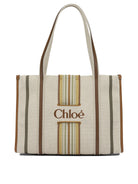 Chloé "Woody Loop" Small Shoulder Bag - Brown