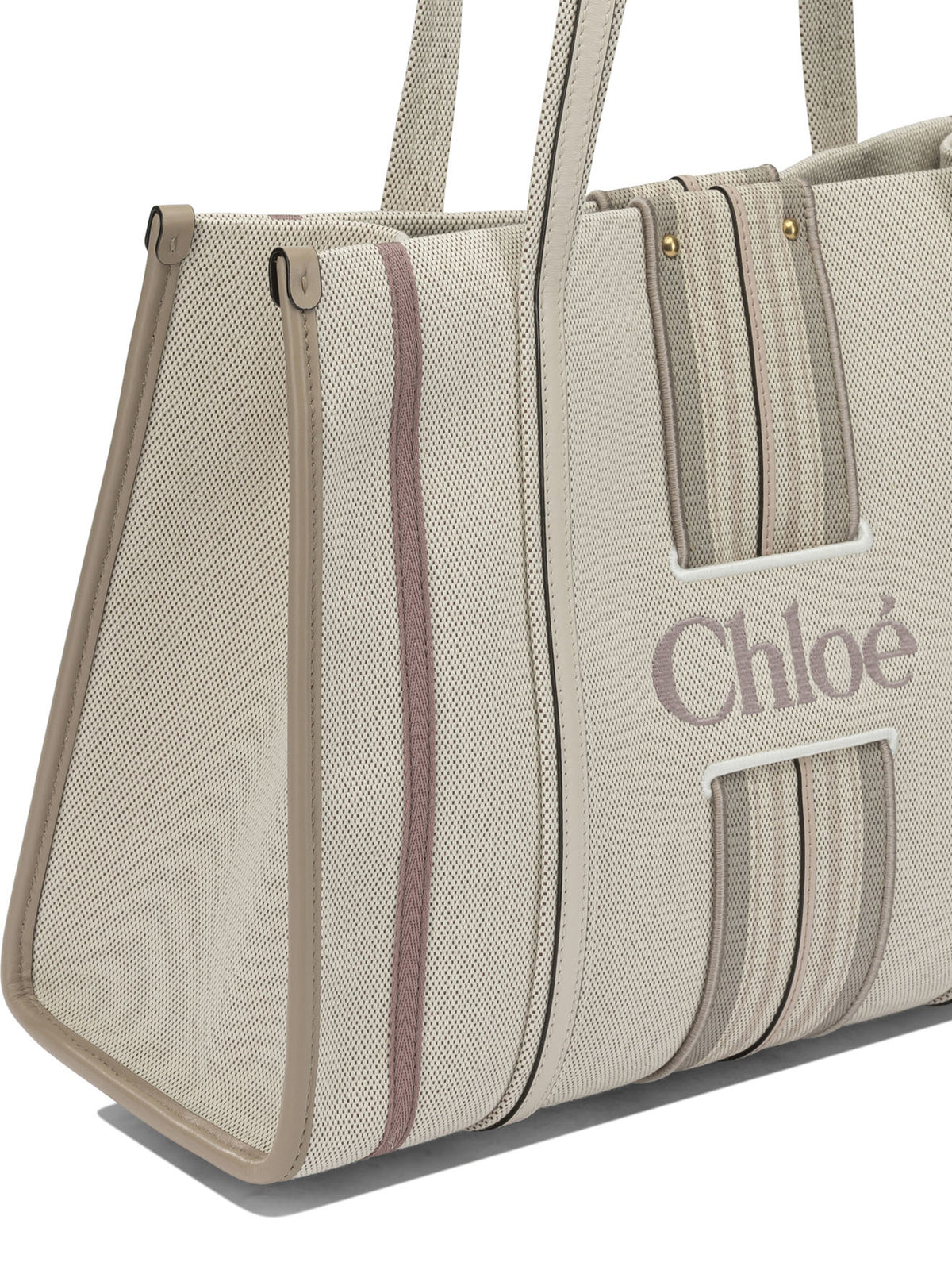 Chloé "Woody Loop" Small Shoulder Bag - Pink