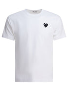 Comme des Garçons PLAY "Black Heart" crewneck T-shirt - White