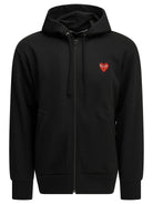 Comme des Garçons PLAY "Red Heart" Hoodie - Black