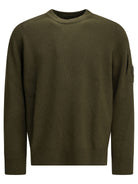 C.P. Company "Lens" Crew-Neck Sweater - Green