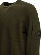 C.P. Company "Lens" Crew-Neck Sweater - Green