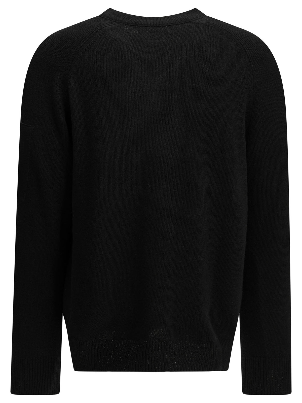 C.P. Company "Lens" Crew-Neck Sweater - Black