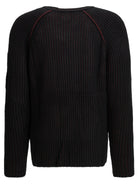 C.P. Company "Lens" Crew-Neck Sweater - Black