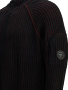 C.P. Company "Lens" Zip-Up Sweater - Black