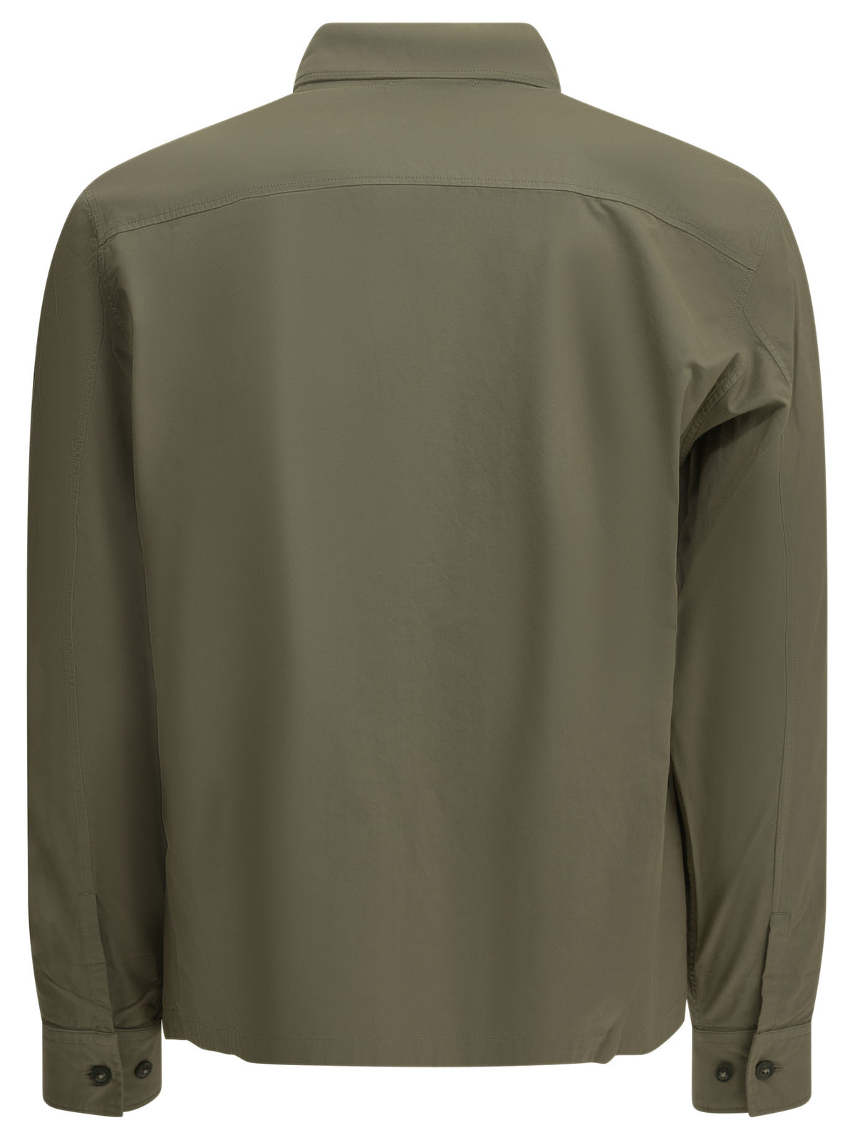 C.P. Company Overshirt Jacket with Logo - Green