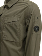 C.P. Company Overshirt Jacket with Logo - Green