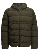 C.P. Company "Chrome-R Goggle" Short Down Jacket - Green